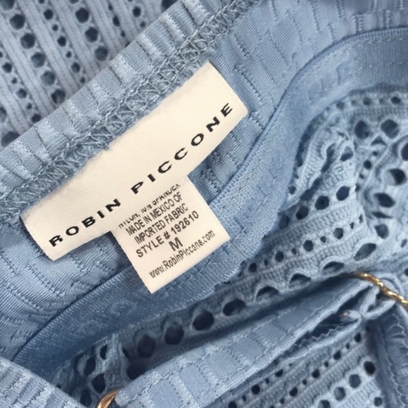 Robin Piccone Perla Crochet Lace Tankini Top - Picture 5 of 8